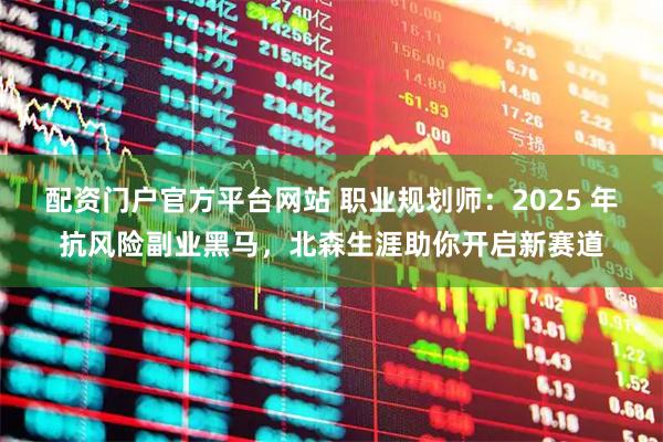 配资门户官方平台网站 职业规划师:2025 年抗风险副业黑马,北森生涯助你开启新赛道